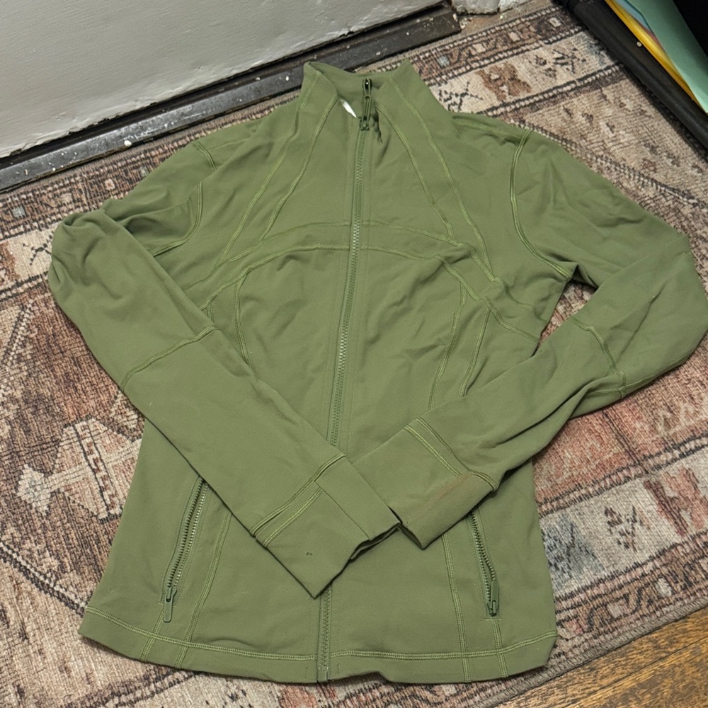 Lululemon Define Jacket in Luon Green - minor stains